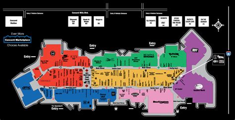 cross iron mall map.